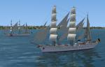 FSX Pilotable Tallships With Four Sailing Ships OF The Gorch Fock Class  Package